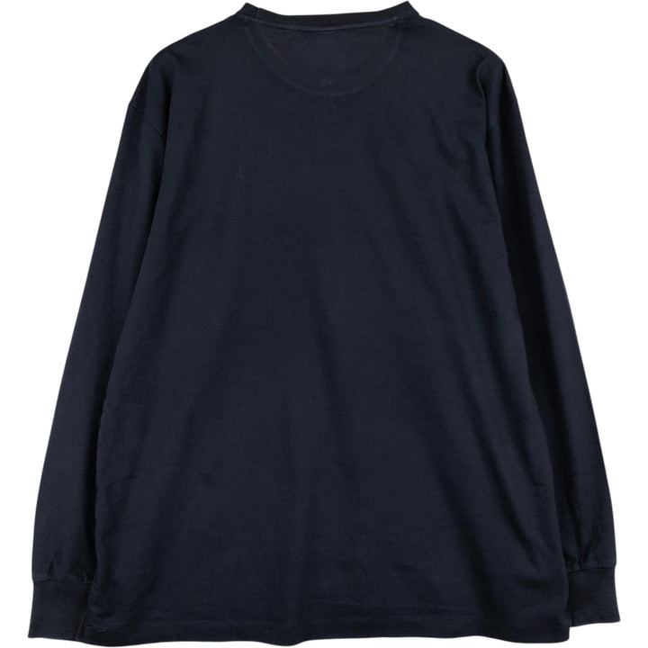 Vintage Ralph Lauren POLO by Ralph Lauren long-sleeved T-shirt, size M, men's size. cotton navy blue type Vintage Second Hand