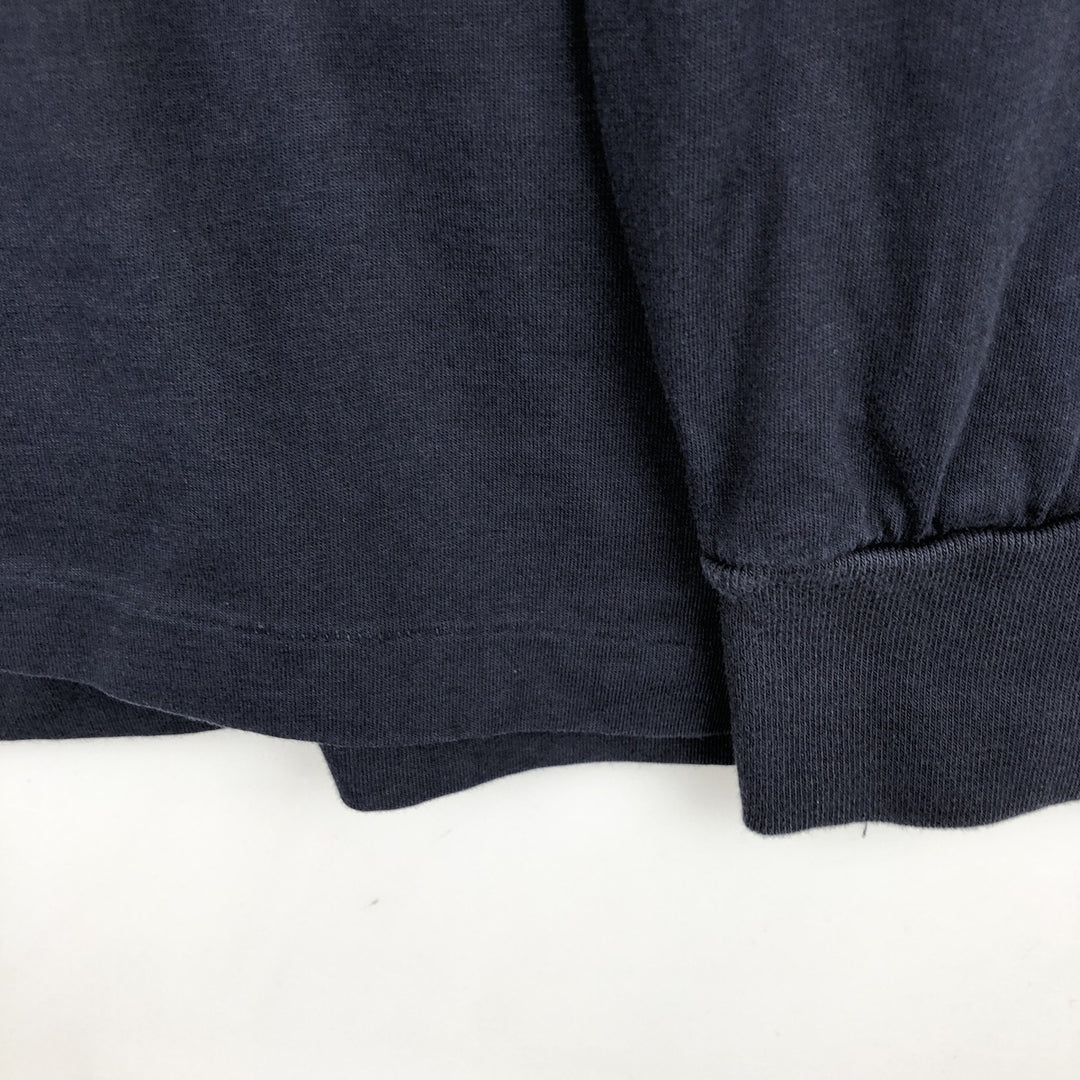 Vintage Ralph Lauren POLO by Ralph Lauren long-sleeved T-shirt, size M, men's size. cotton navy blue type Vintage Second Hand