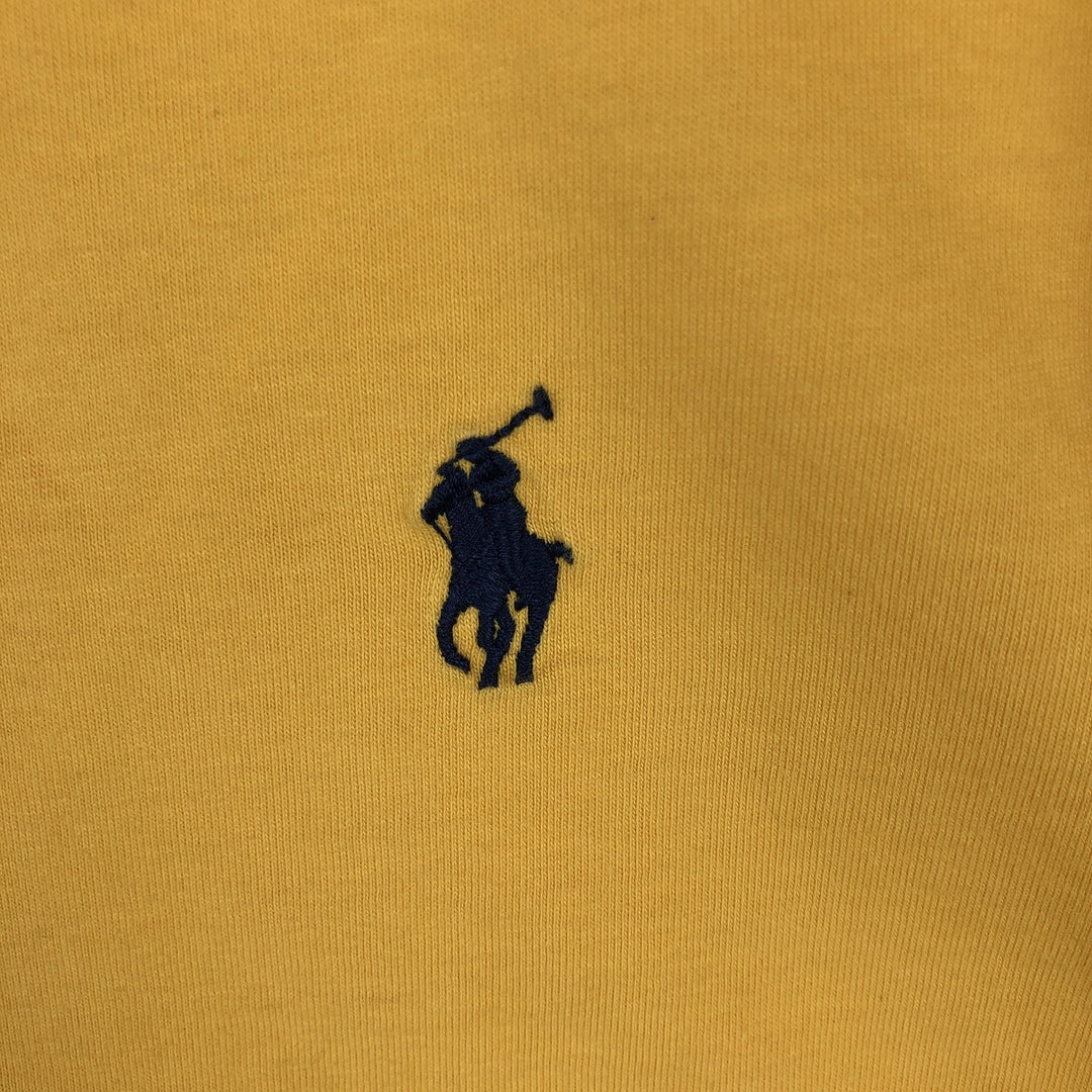 Ralph Lauren POLO by Ralph Lauren long-sleeved T-shirt, men's size XL cotton yellow type Vintage Second Hand