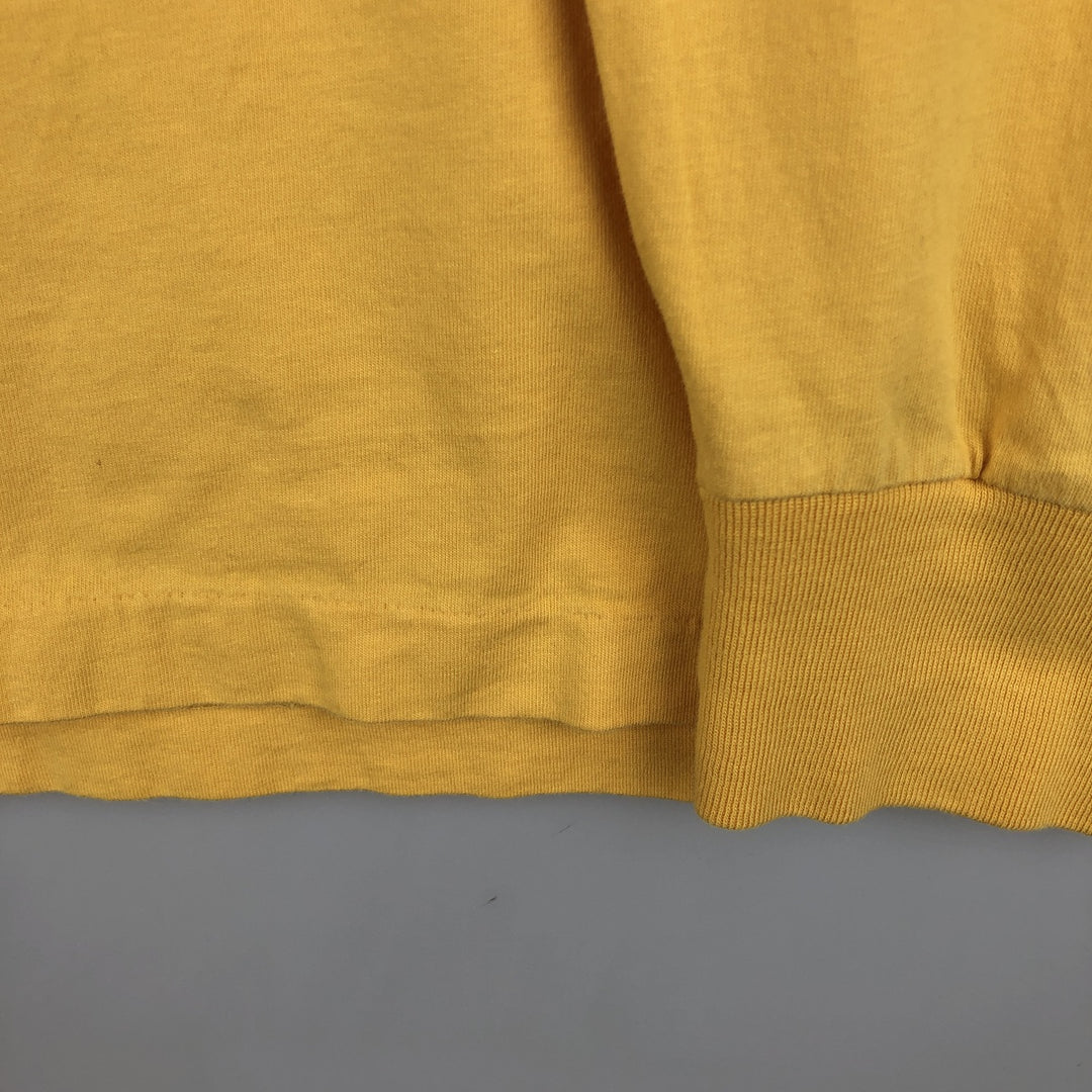 Ralph Lauren POLO by Ralph Lauren long-sleeved T-shirt, men's size XL cotton yellow type Vintage Second Hand