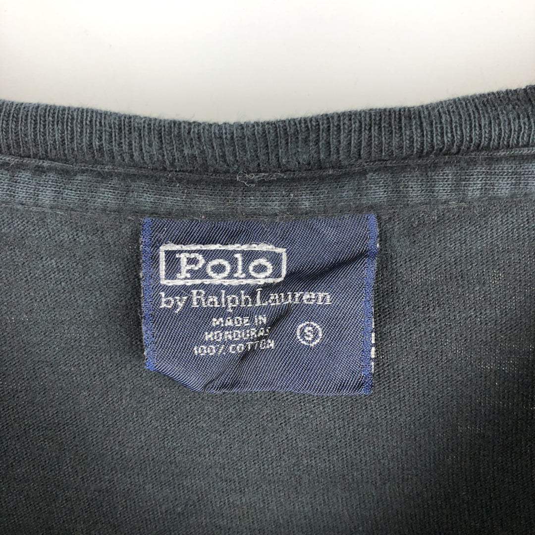 Ralph Lauren POLO by Ralph Lauren Long T-shirt, Men's S size cotton black type Vintage Second Hand
