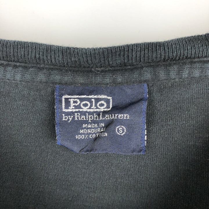 Ralph Lauren POLO by Ralph Lauren Long T-shirt, Men's S size cotton black type Vintage Second Hand