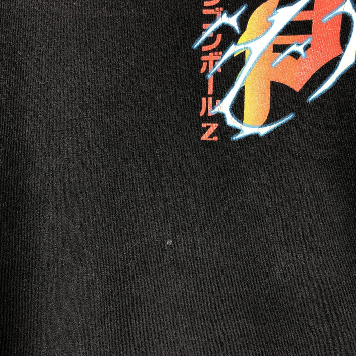 Primitive DRAGONBALL Z Shenron Anime Character Print Long-Sleeve T-Shirt (Men's Size L) cotton black type Vintage Second Hand