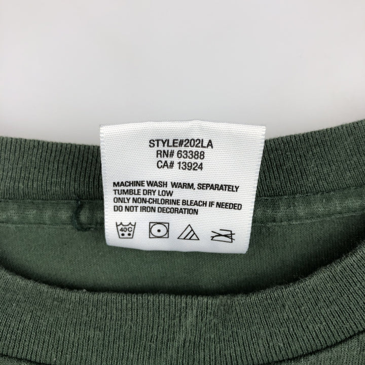 90'S LOGO ATHLETIC NFL Green Bay Packers Long-Sleeve T-Shirt, Made in USA, Men's Size L (Equivalent), Vintage cotton green type Vintage Second Hand