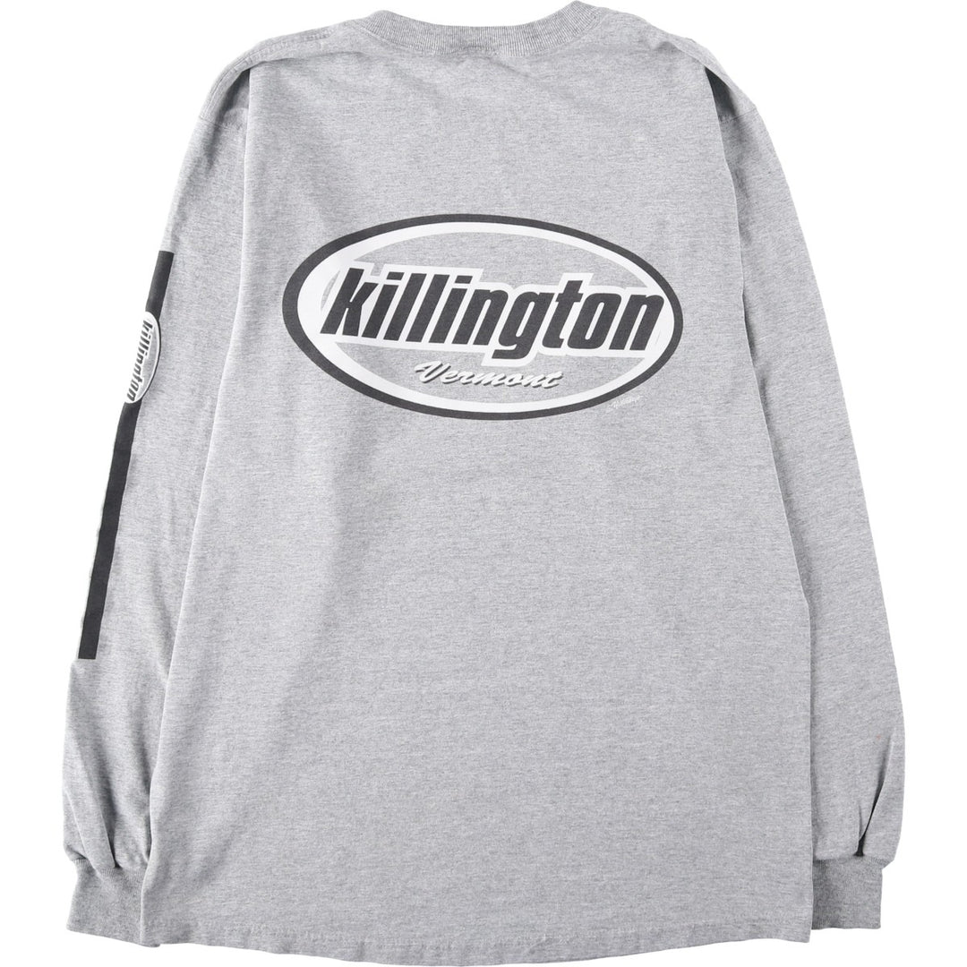 Yesterdays Long-Sleeve T-Shirt, Made in USA, Men's Size L cotton gray type Vintage Second Hand