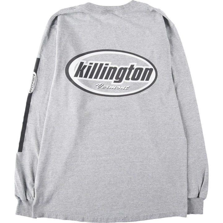 Yesterdays Long-Sleeve T-Shirt, Made in USA, Men's Size L cotton gray type Vintage Second Hand