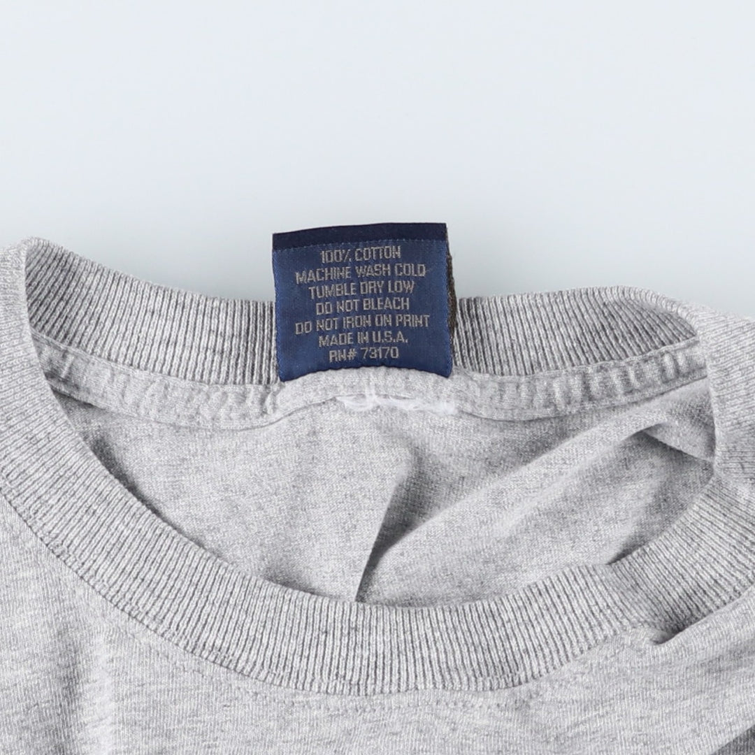 Yesterdays Long-Sleeve T-Shirt, Made in USA, Men's Size L cotton gray type Vintage Second Hand