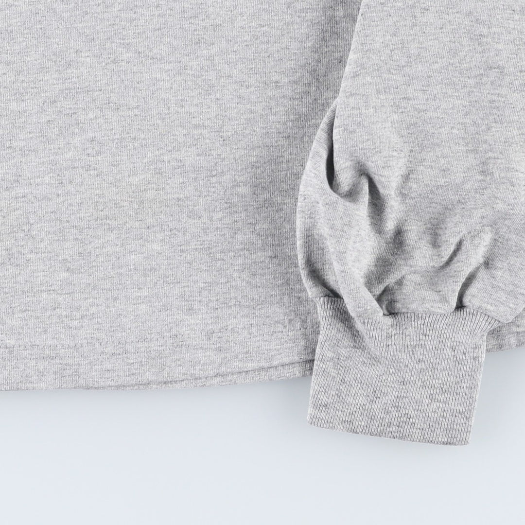 Yesterdays Long-Sleeve T-Shirt, Made in USA, Men's Size L cotton gray type Vintage Second Hand