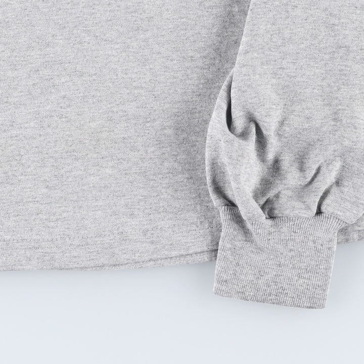 Yesterdays Long-Sleeve T-Shirt, Made in USA, Men's Size L cotton gray type Vintage Second Hand