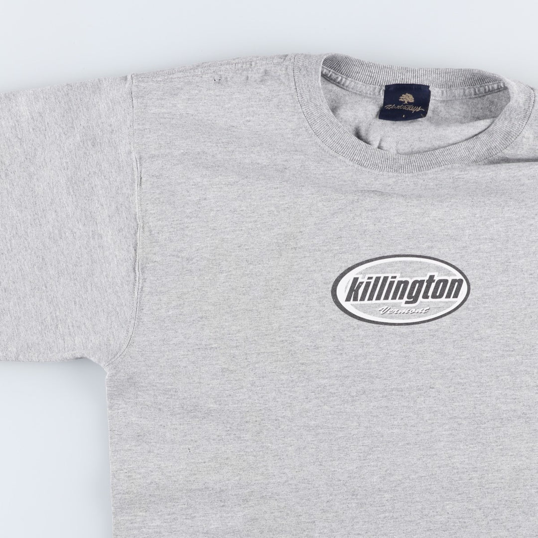 Yesterdays Long-Sleeve T-Shirt, Made in USA, Men's Size L cotton gray type Vintage Second Hand