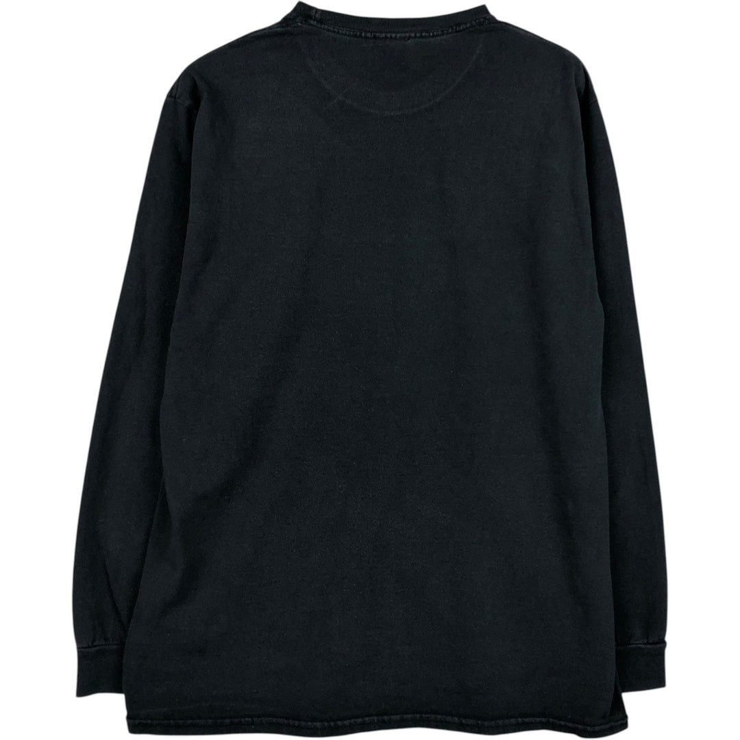 Thrasher Fire Pattern Surf Skate Long-Sleeve T-Shirt (Men's Size M) cotton black type Vintage Second Hand
