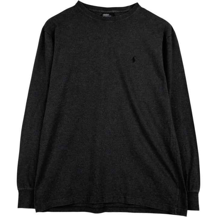 Ralph Lauren POLO by Ralph Lauren Long T-shirt, Men's S size cotton gray type Vintage Second Hand