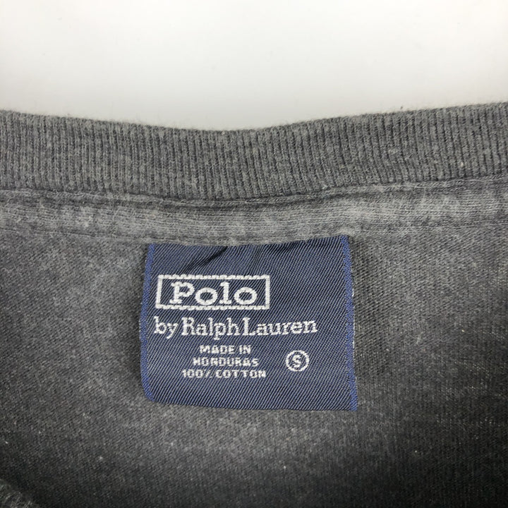 Ralph Lauren POLO by Ralph Lauren Long T-shirt, Men's S size cotton gray type Vintage Second Hand