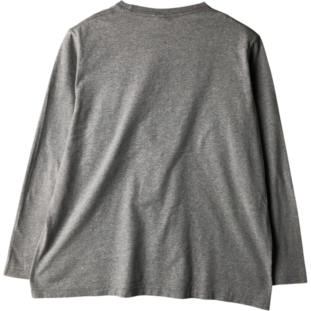 Vintage 90'S Tommy Hilfiger long-sleeved T-shirt, Made in USA, Men's XL cotton gray type Vintage Second Hand