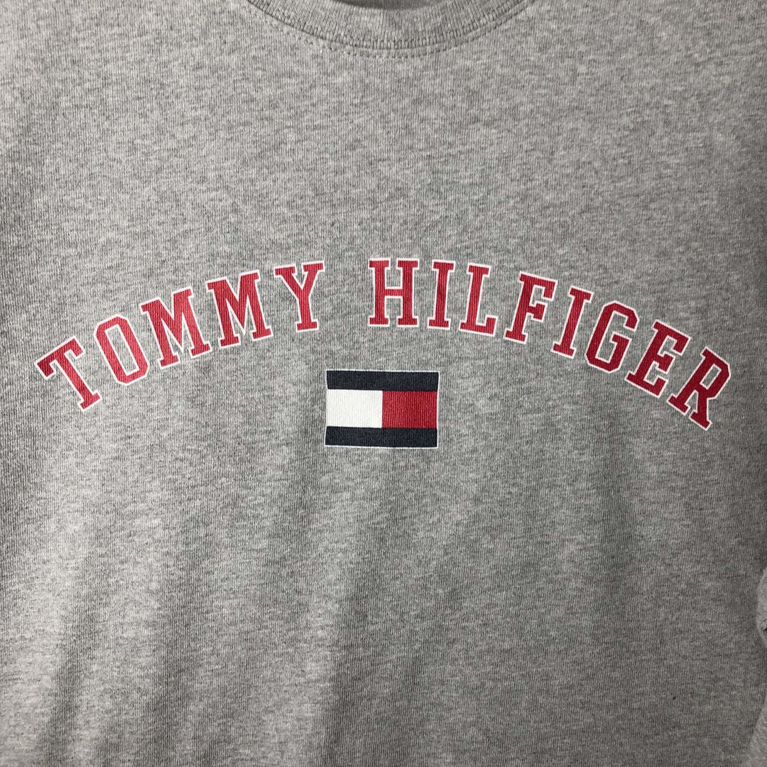 Vintage 90'S Tommy Hilfiger long-sleeved T-shirt, Made in USA, Men's XL cotton gray type Vintage Second Hand