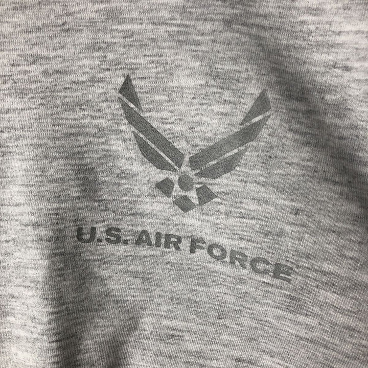 SOFFE US AIR FORCE Military Long-Sleeve T-Shirt, Made in USA, Men's Size XL (approx.) polyester gray type Vintage Second Hand