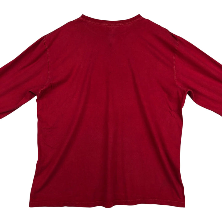 Ralph Lauren POLO by Ralph Lauren long-sleeved T-shirt, men's size L cotton red type Vintage Second Hand