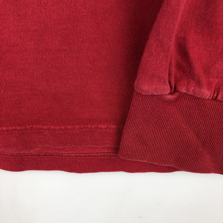 Ralph Lauren POLO by Ralph Lauren long-sleeved T-shirt, men's size L cotton red type Vintage Second Hand