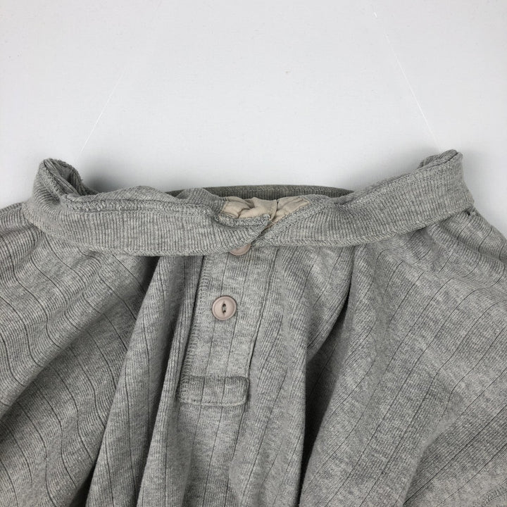 Ralph Lauren POLO by Ralph Lauren Long-Sleeve T-Shirt, Men's Size L (equivalent), Henley Neck cotton gray type Vintage Second Hand