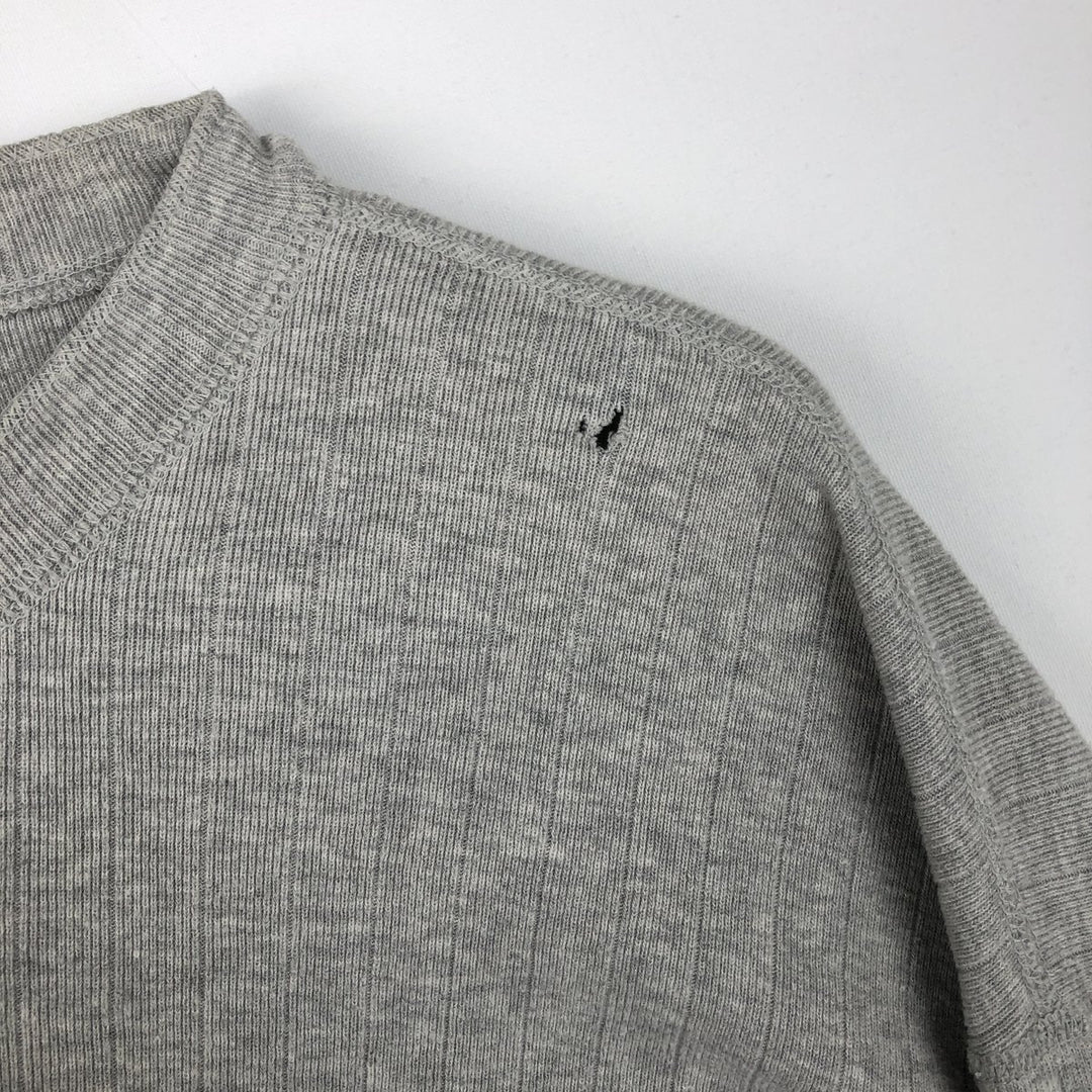 Ralph Lauren POLO by Ralph Lauren Long-Sleeve T-Shirt, Men's Size L (equivalent), Henley Neck cotton gray type Vintage Second Hand