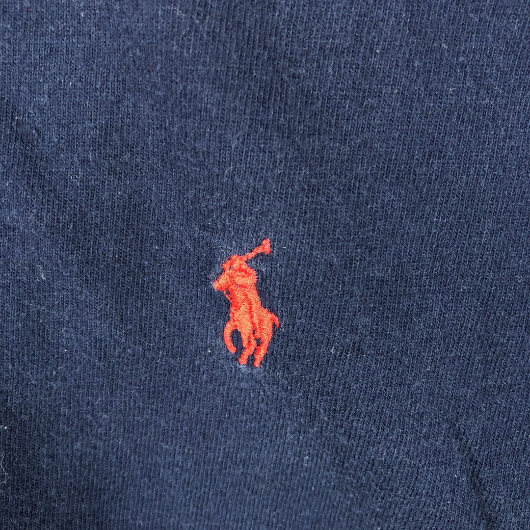 Ralph Lauren POLO by Ralph Lauren long-sleeved T-shirt, men's size M cotton navy blue type Vintage Second Hand