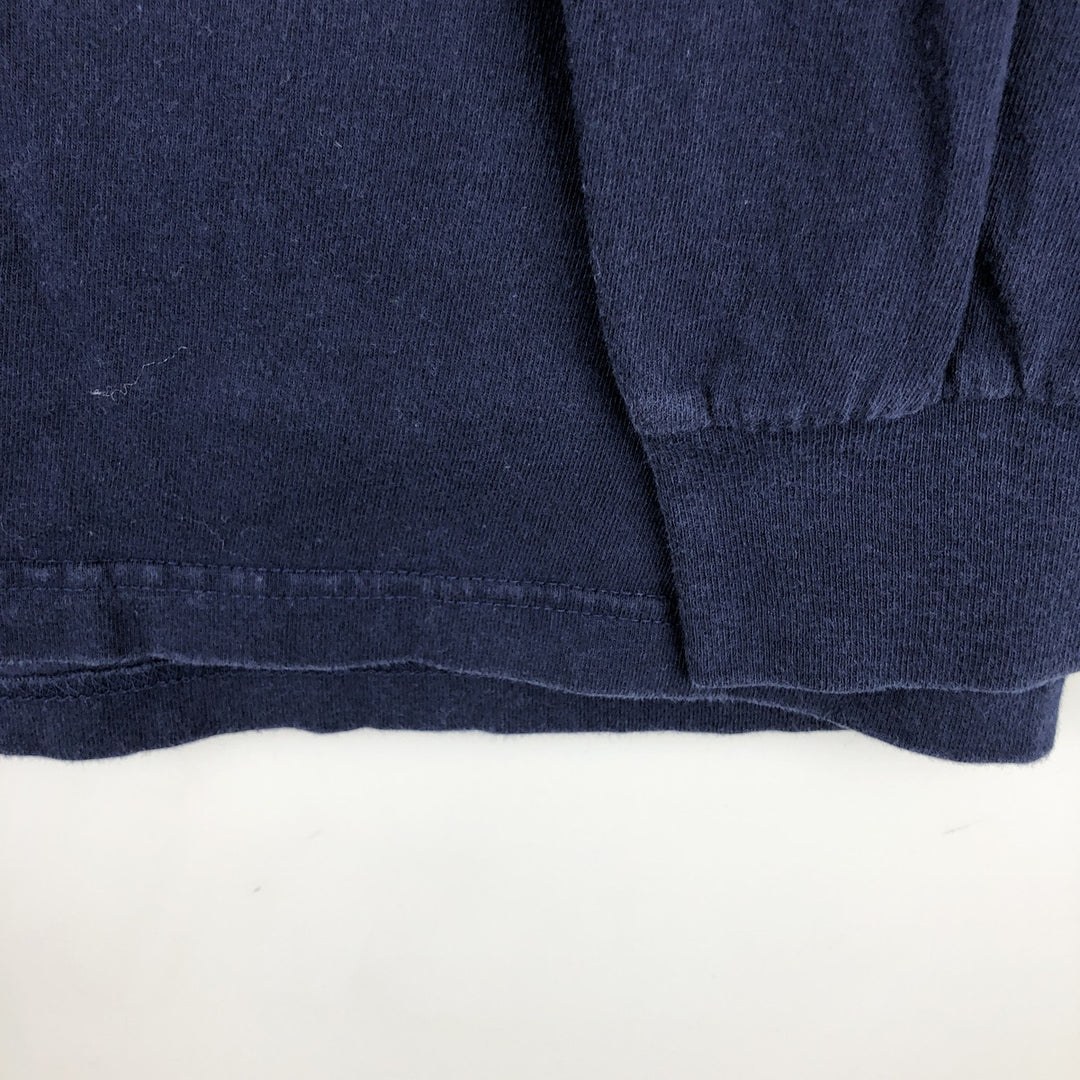 Ralph Lauren POLO by Ralph Lauren long-sleeved T-shirt, men's size M cotton navy blue type Vintage Second Hand