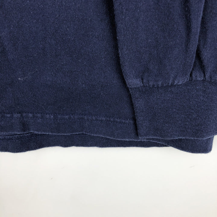 Ralph Lauren POLO by Ralph Lauren long-sleeved T-shirt, men's size M cotton navy blue type Vintage Second Hand