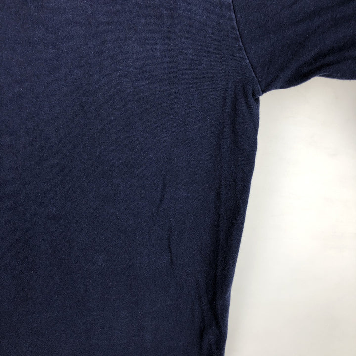Ralph Lauren POLO by Ralph Lauren long-sleeved T-shirt, men's size M cotton navy blue type Vintage Second Hand