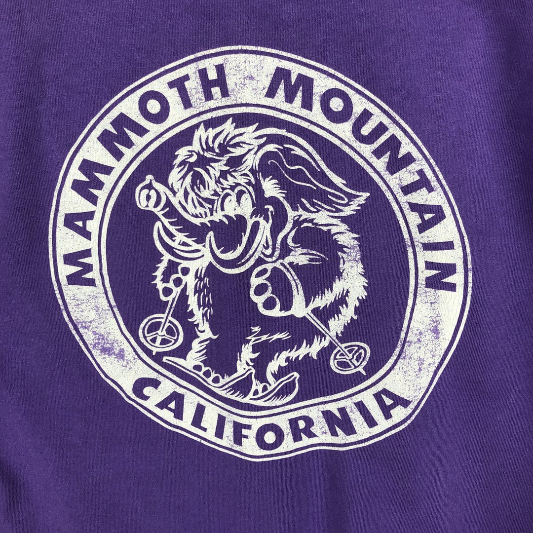 90'S Anvil Long Sleeve T-Shirt, Made in USA, Men's L Size, Vintage cotton purple type Vintage Second Hand