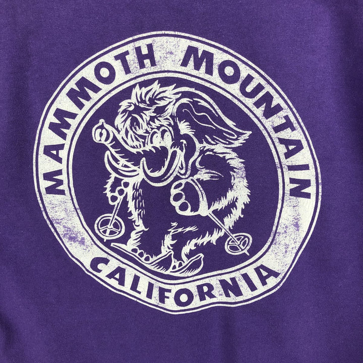 90'S Anvil Long Sleeve T-Shirt, Made in USA, Men's L Size, Vintage cotton purple type Vintage Second Hand