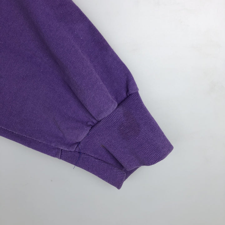 90'S Anvil Long Sleeve T-Shirt, Made in USA, Men's L Size, Vintage cotton purple type Vintage Second Hand