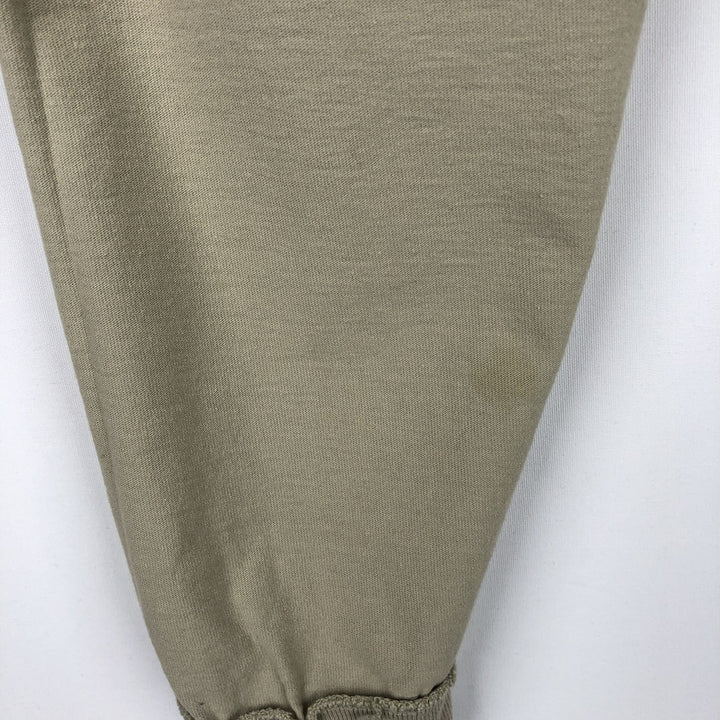 90'S Jansport Bear Pattern Long-Sleeve T-Shirt, Made in USA, Men's Size L (Equivalent), Vintage cotton Beige type Vintage Second Hand
