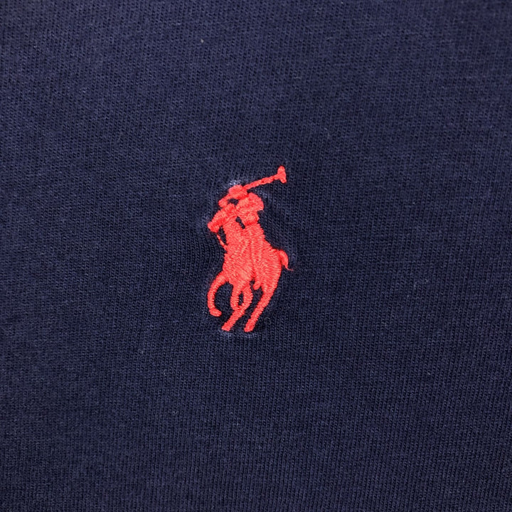 Ralph Lauren POLO by Ralph Lauren long-sleeved T-shirt, men's size L cotton navy blue type Vintage Second Hand