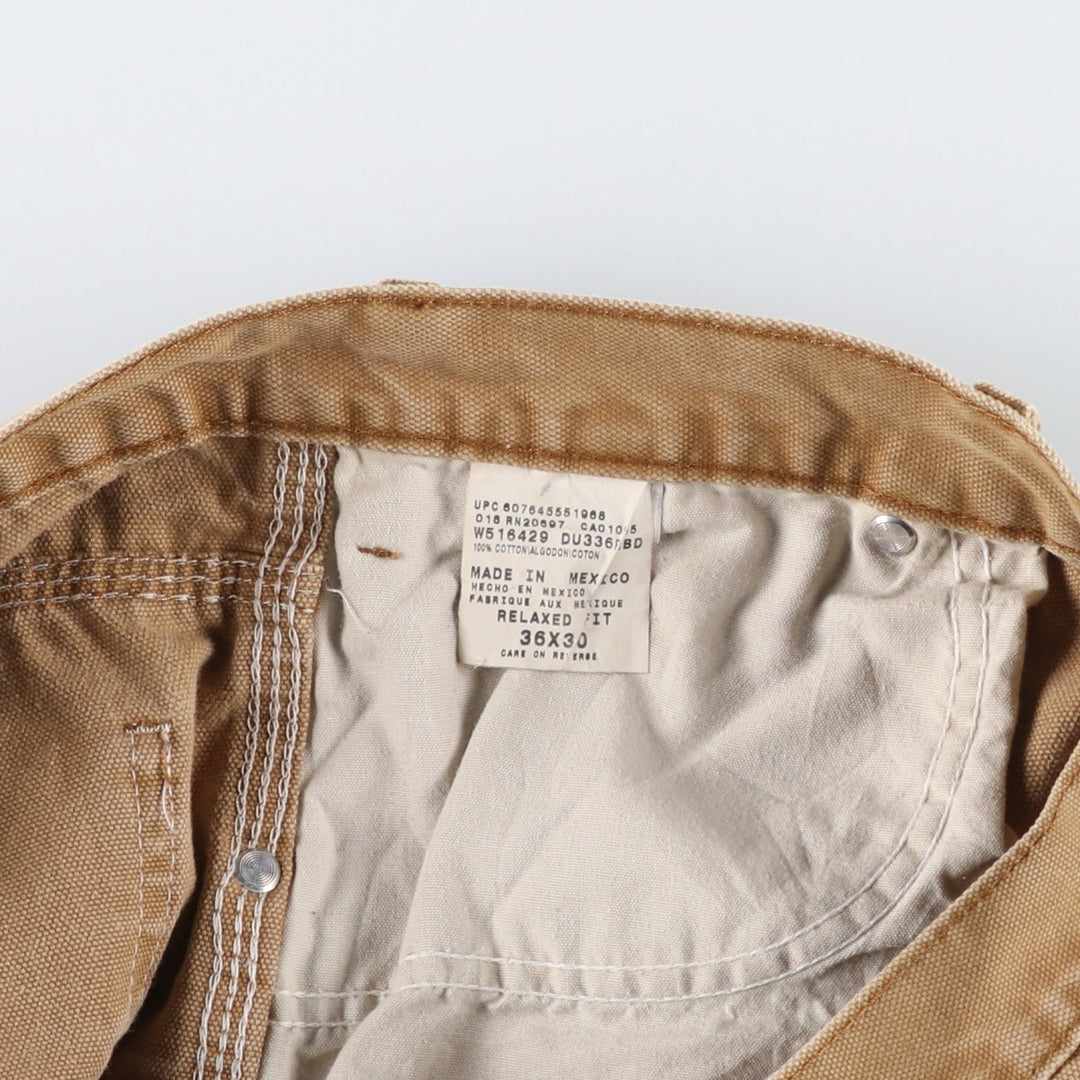 Dickies Relaxed Fit Duck Painter Pants, Men's, W36 equivalent cotton brown type Vintage Second Hand