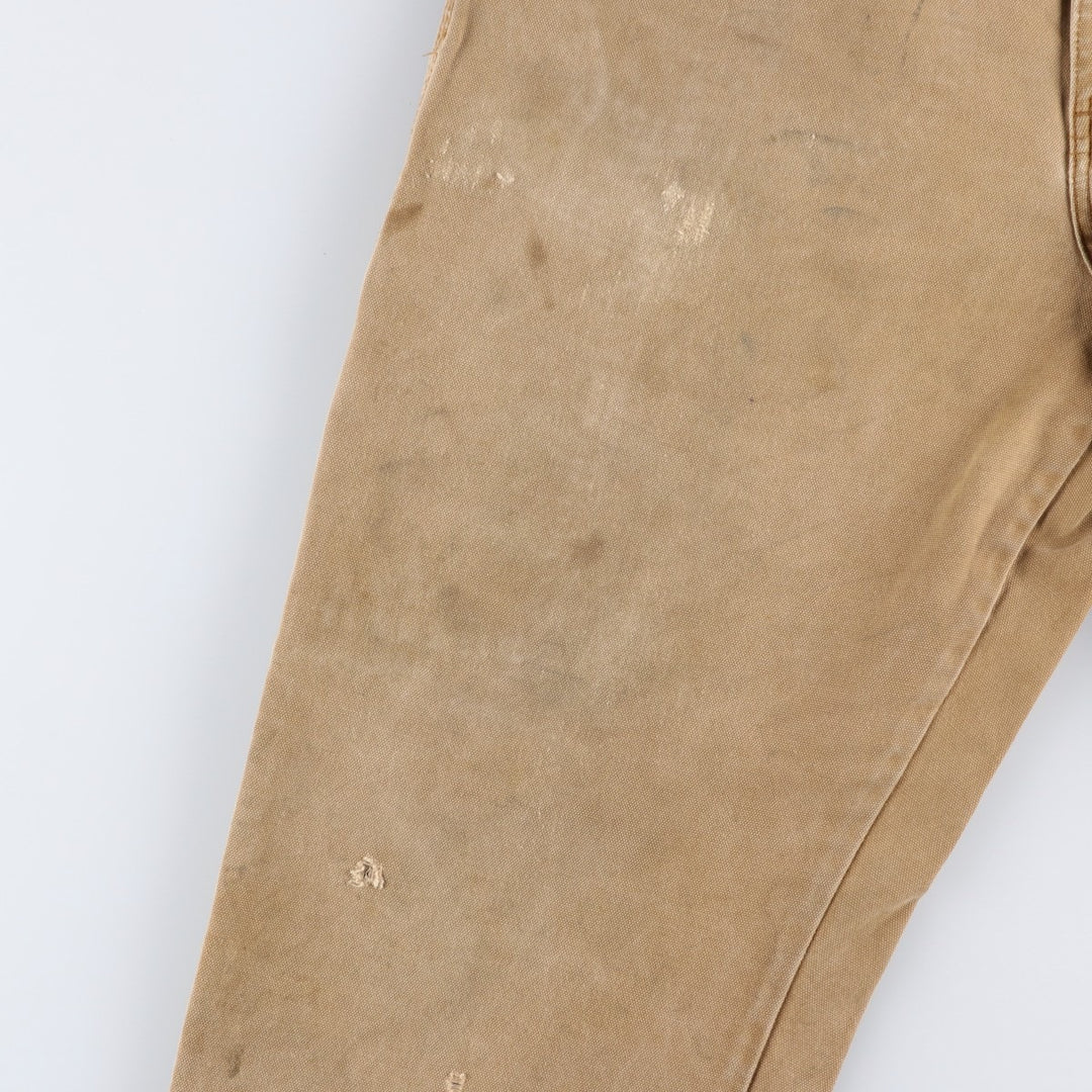 Dickies Relaxed Fit Duck Painter Pants, Men's, W36 equivalent cotton brown type Vintage Second Hand