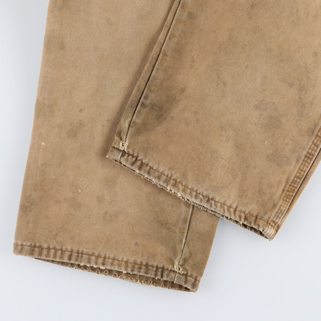 Dickies Relaxed Fit Duck Painter Pants, Men's, W36 equivalent cotton brown type Vintage Second Hand