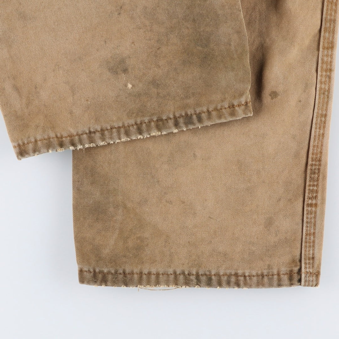 Dickies Relaxed Fit Duck Painter Pants, Men's, W36 equivalent cotton brown type Vintage Second Hand