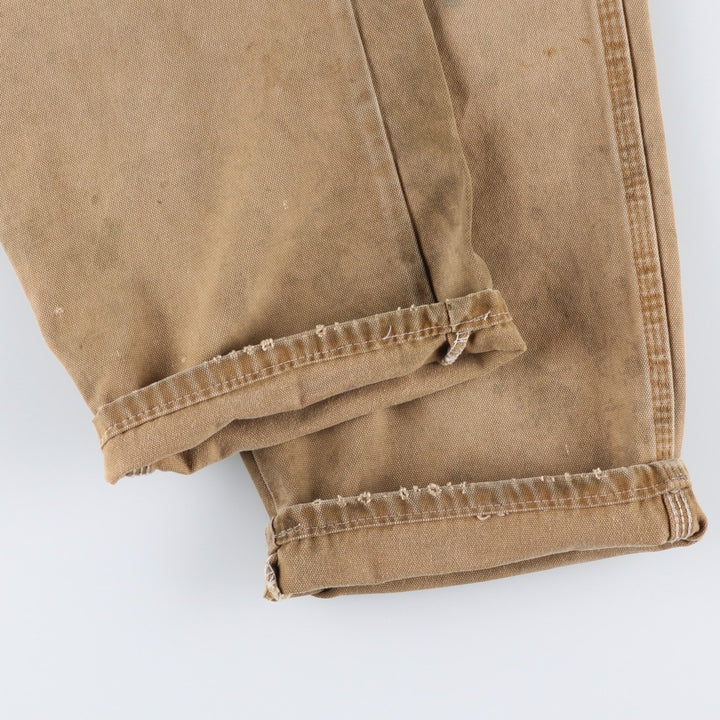 Dickies Relaxed Fit Duck Painter Pants, Men's, W36 equivalent cotton brown type Vintage Second Hand