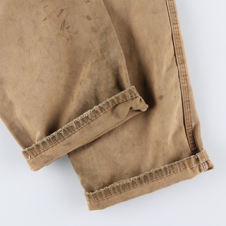 Dickies Relaxed Fit Duck Painter Pants, Men's, W36 equivalent cotton brown type Vintage Second Hand