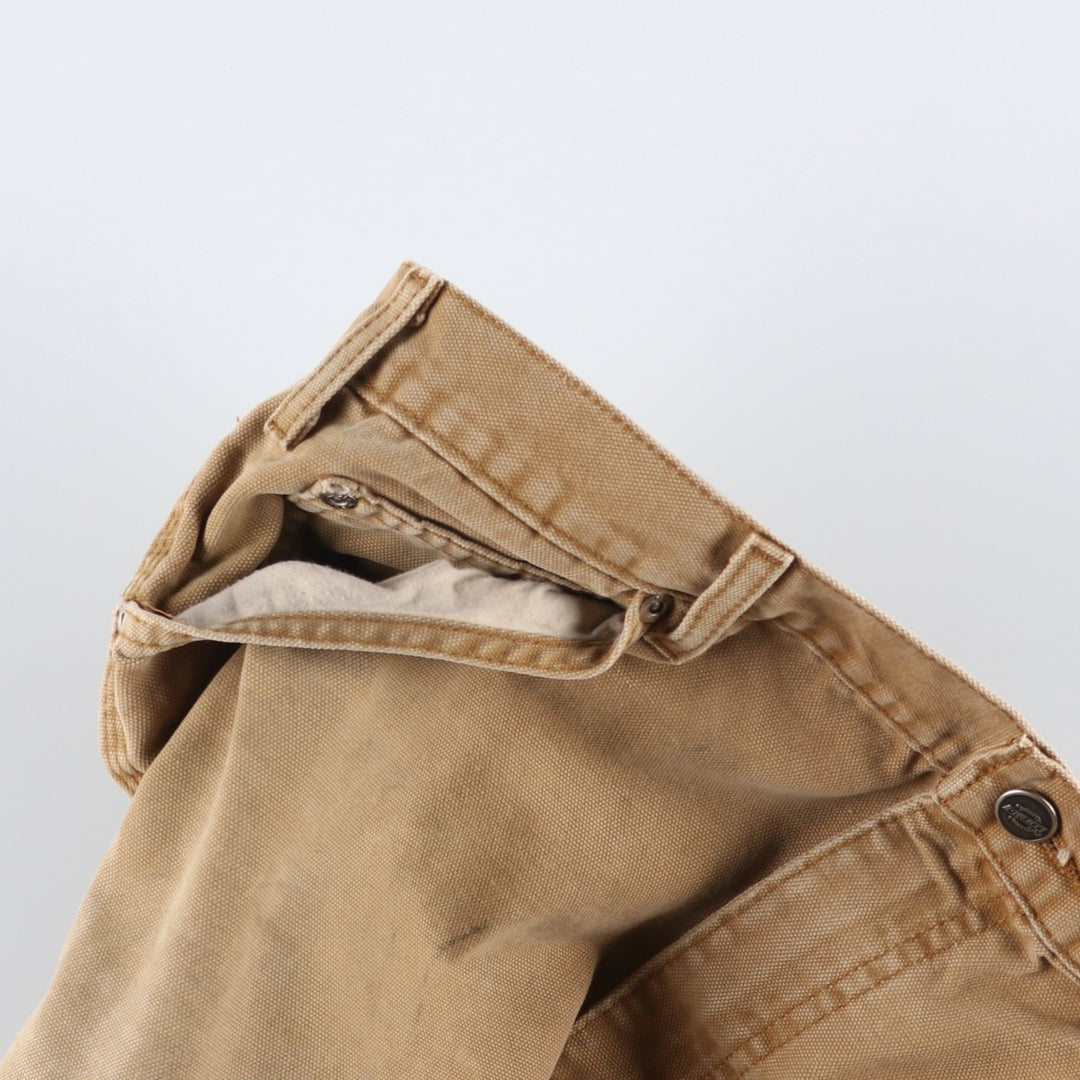 Dickies Relaxed Fit Duck Painter Pants, Men's, W36 equivalent cotton brown type Vintage Second Hand