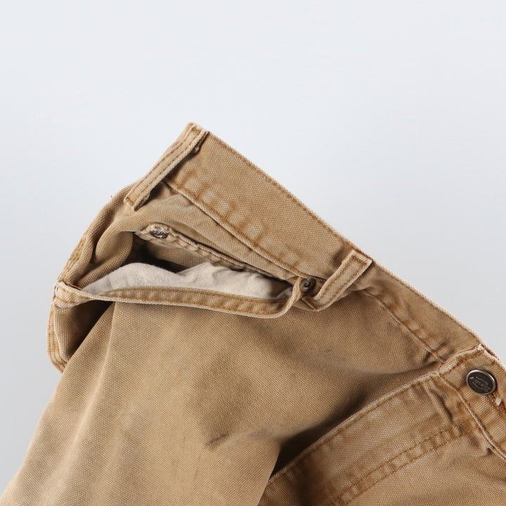 Dickies Relaxed Fit Duck Painter Pants, Men's, W36 equivalent cotton brown type Vintage Second Hand