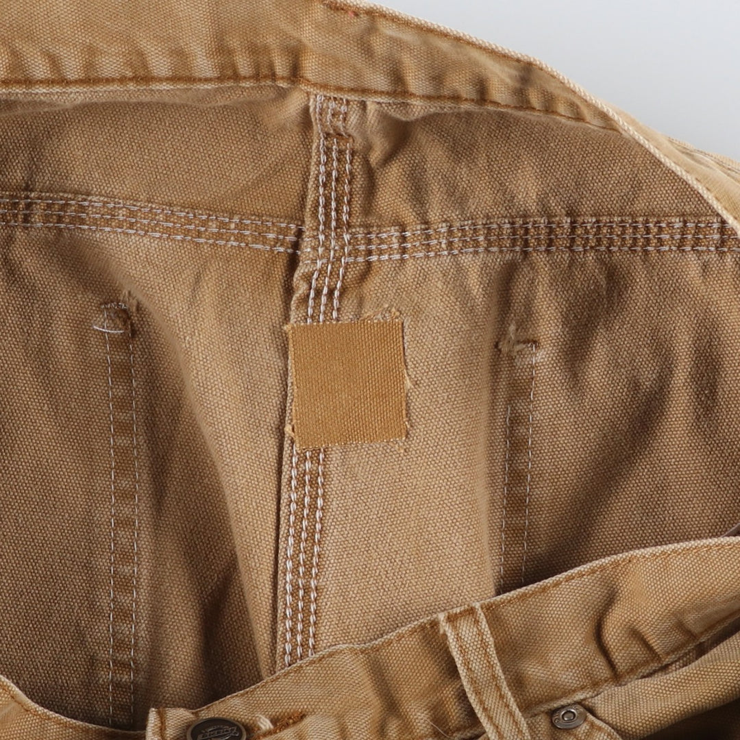 Dickies Relaxed Fit Duck Painter Pants, Men's, W36 equivalent cotton brown type Vintage Second Hand