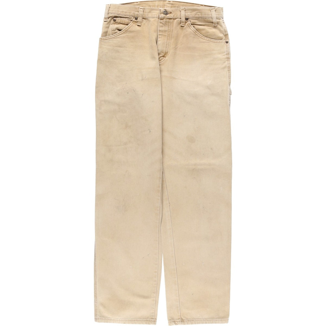 Dickies Duck Painter Pants Men's W32 equivalent cotton Beige type Vintage Second Hand