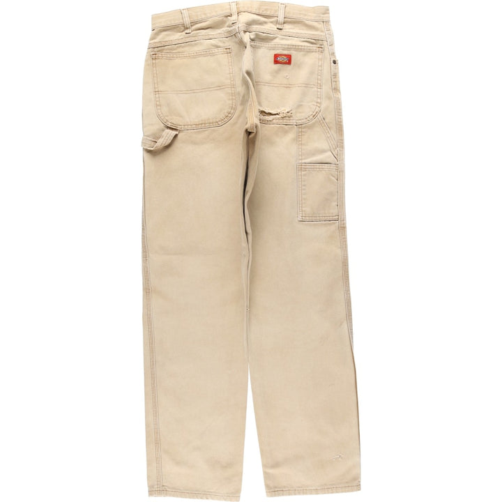 Dickies Duck Painter Pants Men's W32 equivalent cotton Beige type Vintage Second Hand