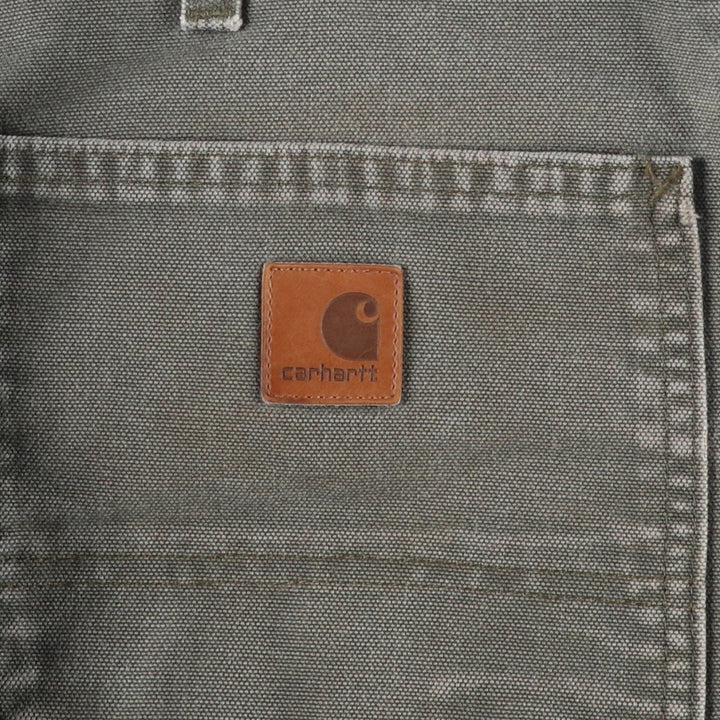 Carhartt Dungaree Fit Duck Painter Pants, Men's, W35 equivalent cotton Khaki type Vintage Second Hand