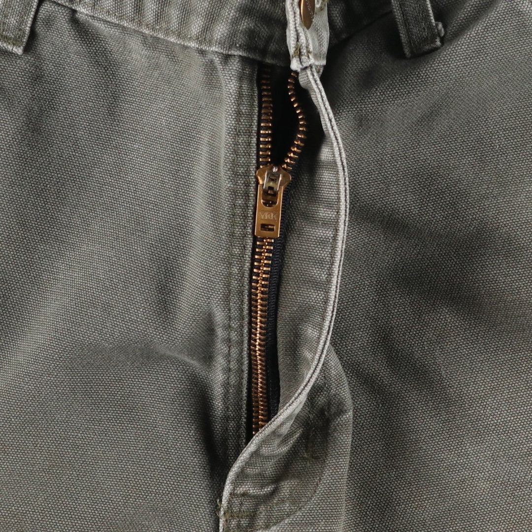 Carhartt Dungaree Fit Duck Painter Pants, Men's, W35 equivalent cotton Khaki type Vintage Second Hand