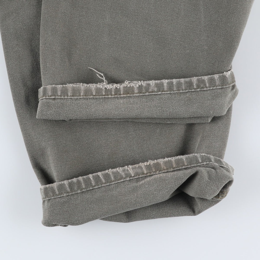 Carhartt Dungaree Fit Duck Painter Pants, Men's, W35 equivalent cotton Khaki type Vintage Second Hand