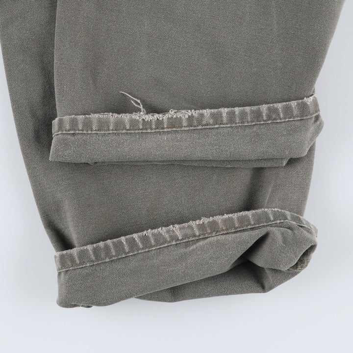 Carhartt Dungaree Fit Duck Painter Pants, Men's, W35 equivalent cotton Khaki type Vintage Second Hand