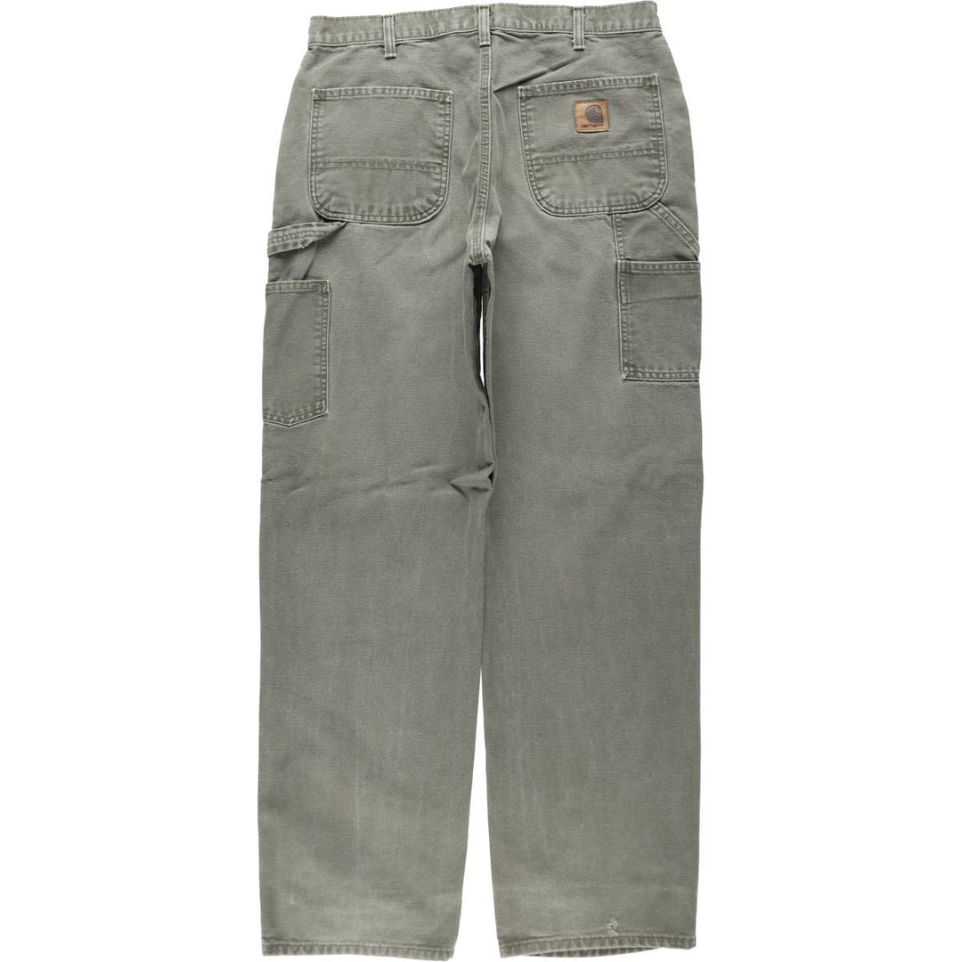 Carhartt Original Dungaree Fit Duck Painter Pants, Men's, Size 34 cotton Khaki type Vintage Second Hand
