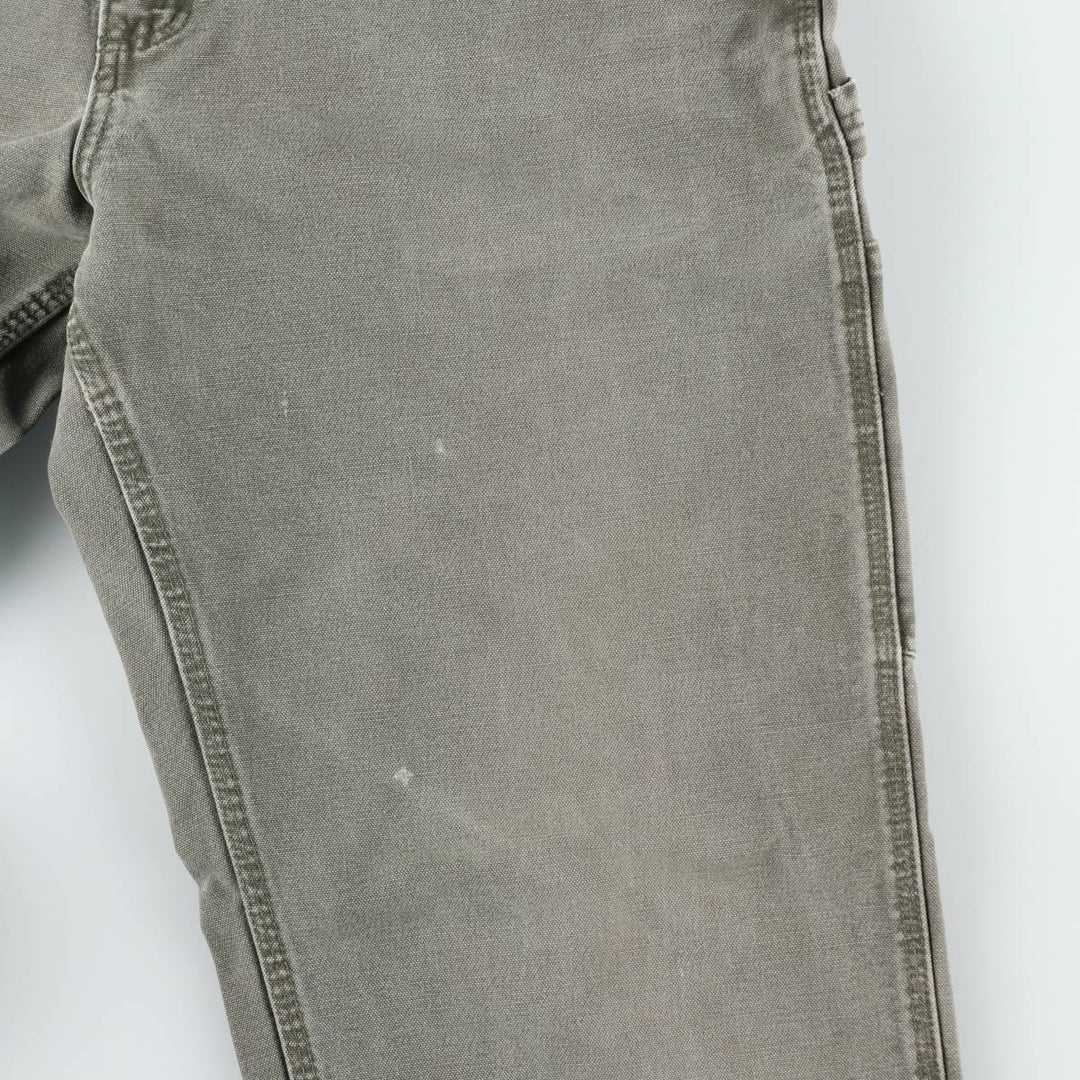 Carhartt Original Dungaree Fit Duck Painter Pants, Men's, Size 34 cotton Khaki type Vintage Second Hand
